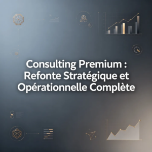 Consulting Premium : Refonte Stratégique et Opérationnelle Complète